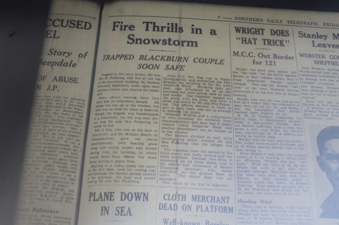 Fire Thrills In Snowstorm