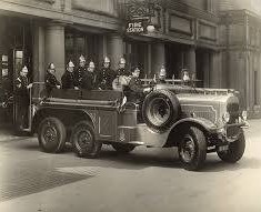 BV497 Photographed at the rear of Blackburn Fire Station 1930's