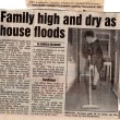 Family High And Dry In House Floods