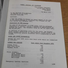 Fire Brigade Annual Report 1971