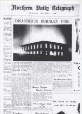 Disastrous Burnley Fire