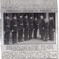 Efficiency Awards For Firemen